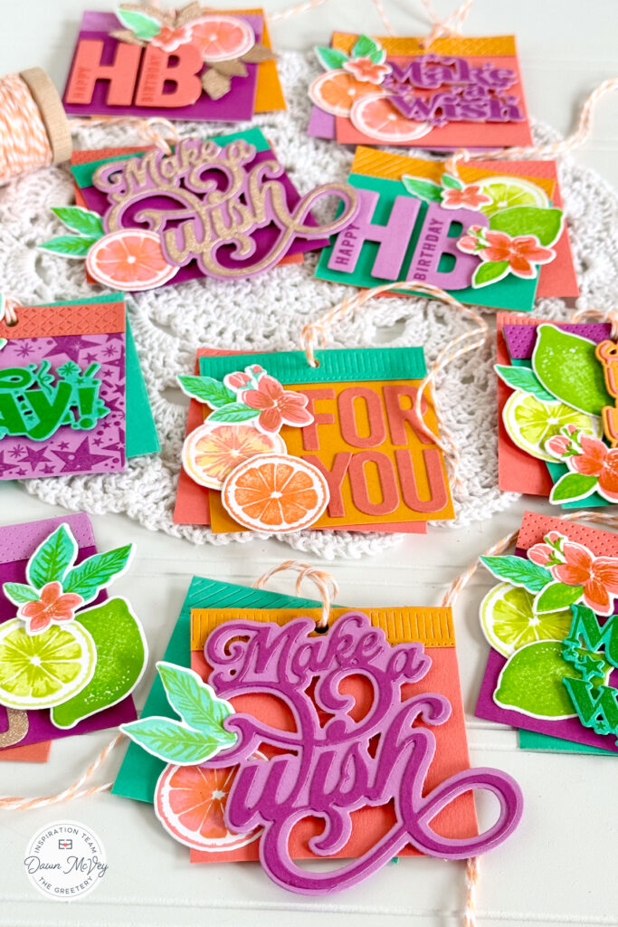 Fresh & Fruity Tags with Dawn – The Greetery Blog